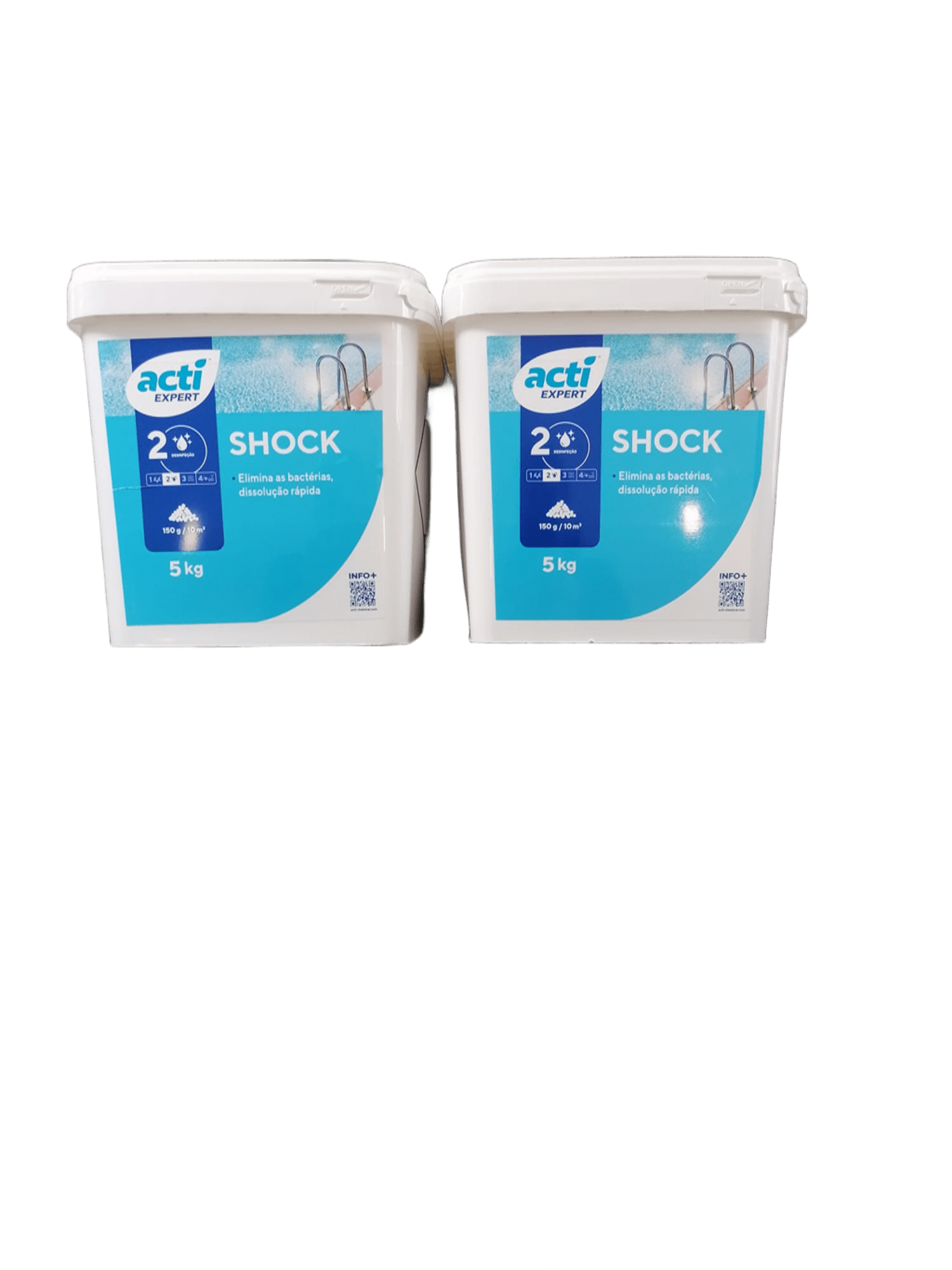 Acti Shock - Cloro Choque Dicloro Granulado ACTI Expert 5kg | Dissolução Rápida