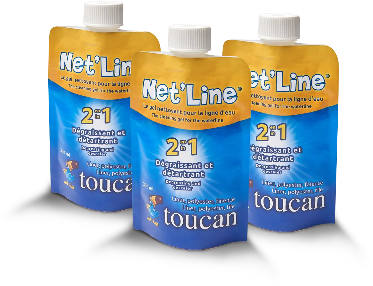 Limpa Linha de Água Net Line Toucan (300ml) – Remove Gorduras e Resíduos