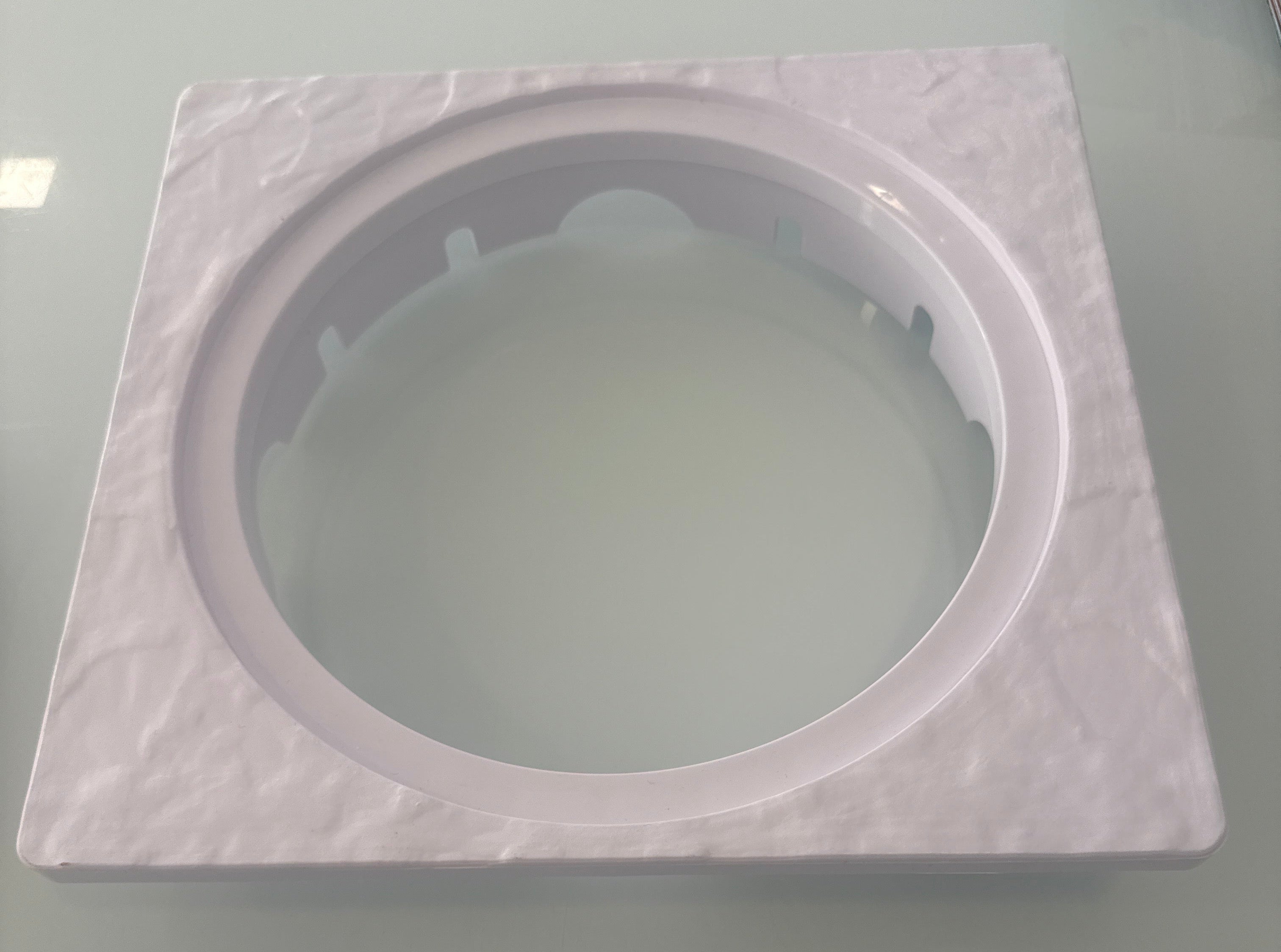 Tampa e aro para skimmer Weltico A400 e A800, em branco