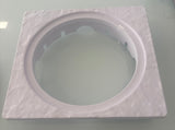 Tampa e aro para skimmer Weltico A400 e A800, em branco