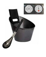 Kit de Acessórios Harvia Black para Sauna