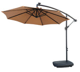 Guarda-Sol NetSpa Premium 250cm com LED Solar – Proteção UV50+ e Base com Rodas