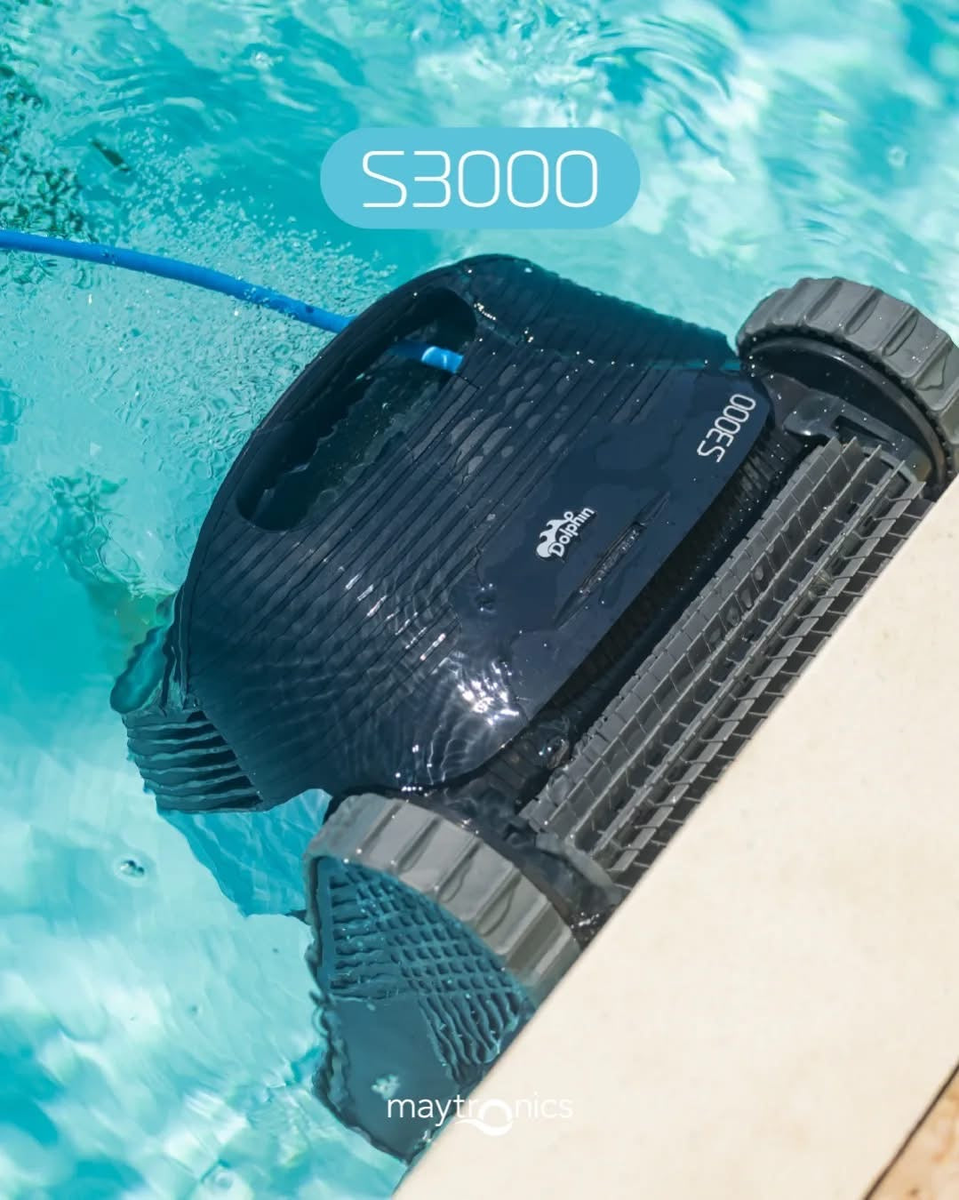 Robot Aspirador Piscina Série S da Maytronics:  S1000, S2000 e S3000 – Agilidade e Limpeza Profunda