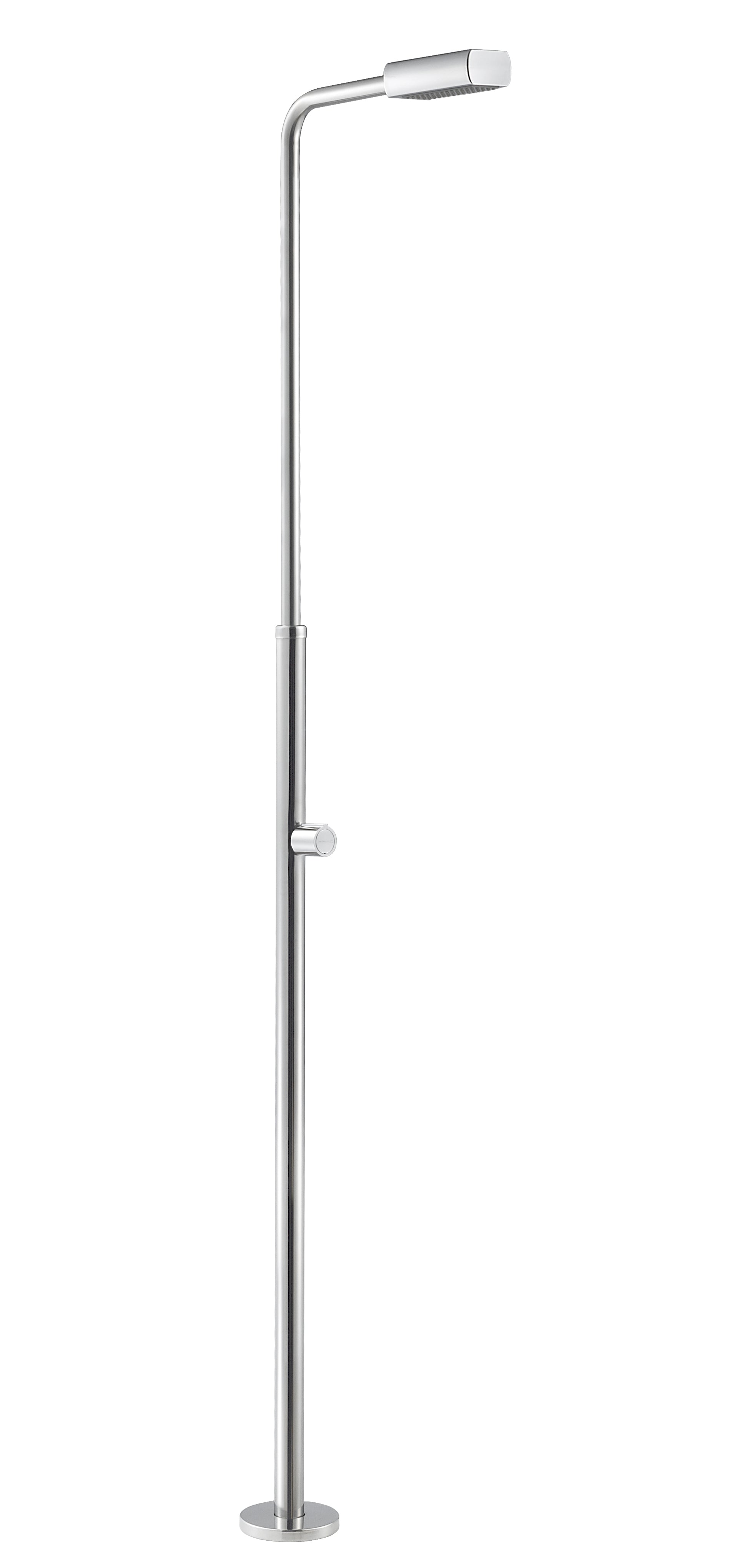 Duche Angel AstralPool – Elegância e Durabilidade em Aço Inox (Com ou Sem Lava-pés)
