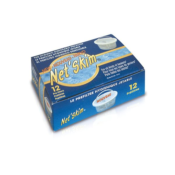 Net Skim Toucan Pré-filtro para Skimmer  (Caixa com 12 Unidades) – Proteção Extra para a Bomba