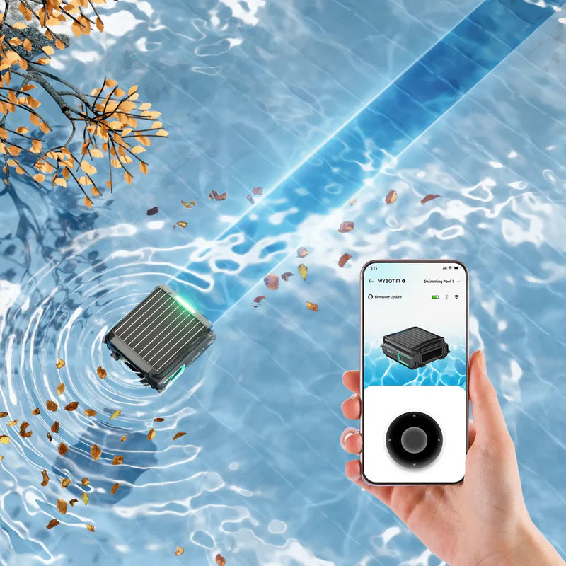 Robot de Superfície Solar Wybot E-TRON F1 – Limpeza Inteligente e 100% Autónoma