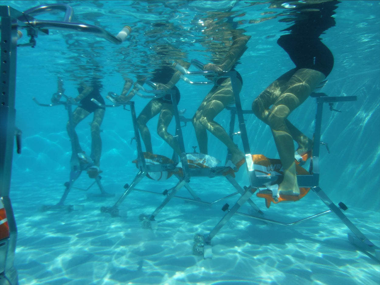 Aquabike Profissional Waterflex WR5 – Performance em Alumínio para Piscina