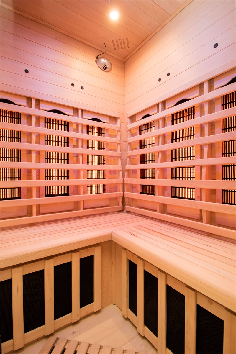 Sauna de Infravermelhos Angular de 2 Lugares Apollon Quatz