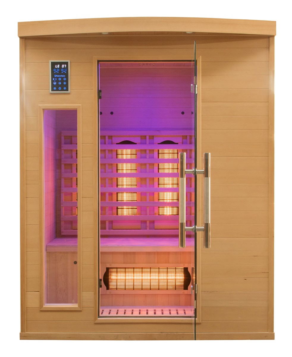 Sauna de Infravermelhos Angular de 3 Lugares Apollon Quatz