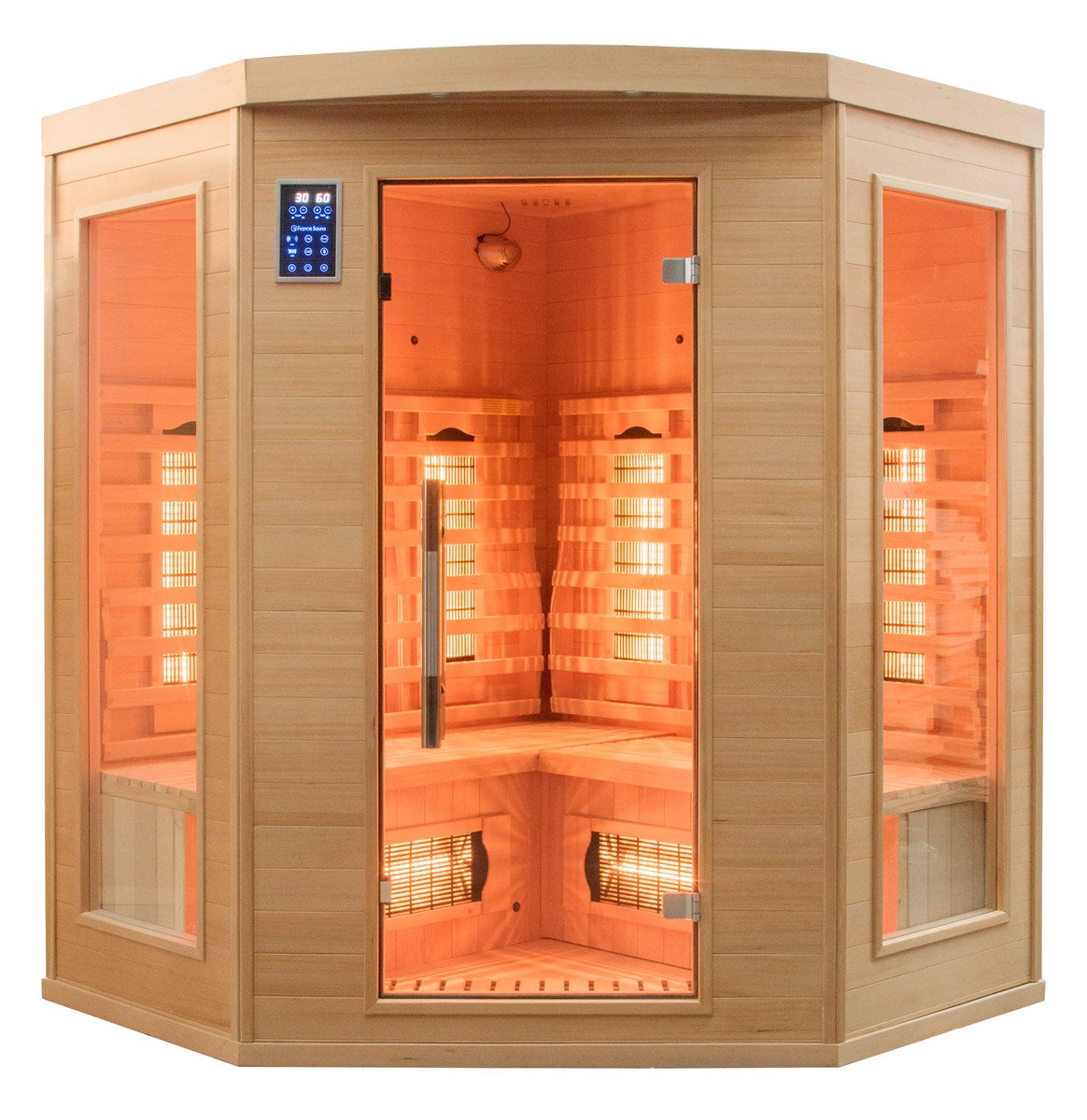 Sauna de Infravermelhos Angular de 3 Lugares Apollon Quatz