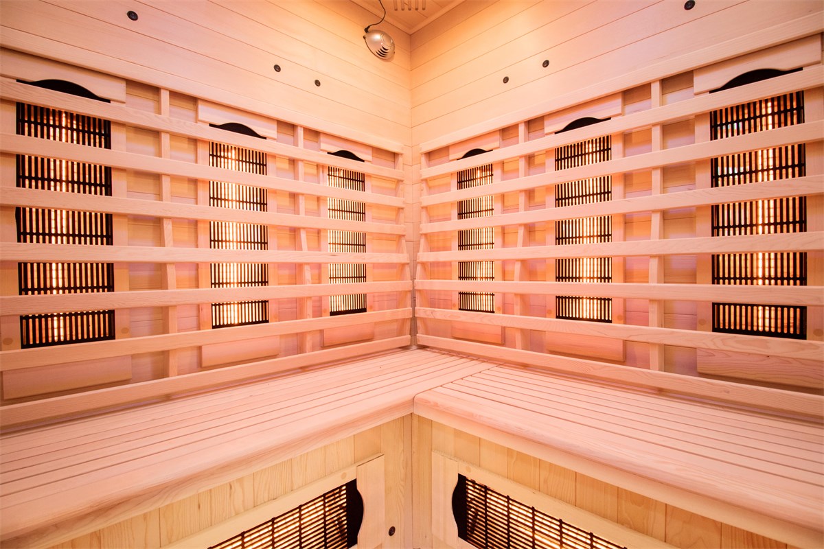 Sauna de Infravermelhos Angular de 3 Lugares Apollon Quatz