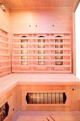 Sauna de Infravermelhos Angular de 3 Lugares Apollon Quatz