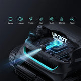 Robot de Piscina Wybot E-TRON S2 Solar Vision – O 1º com Energia Solar Subaquática e Visão IA