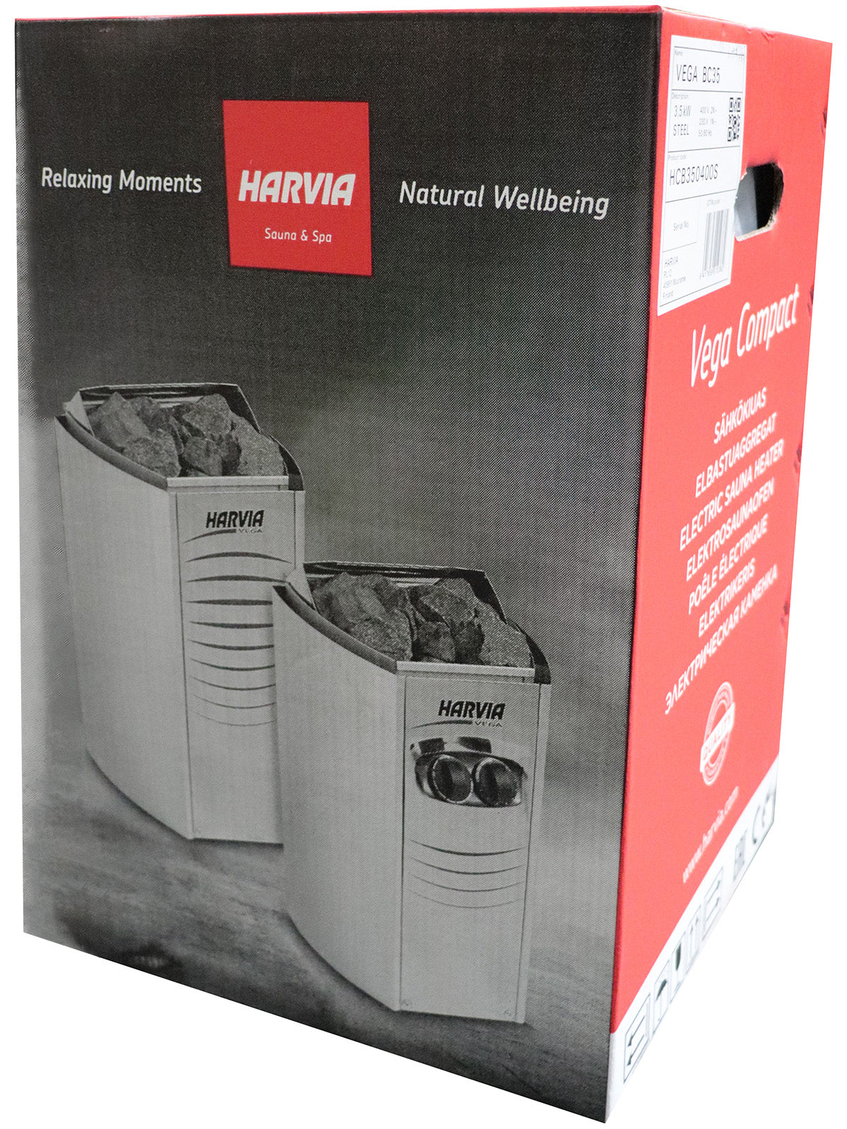 Aquecedor de sauna Harvia Vega Compact 3,5kw – vista 2
