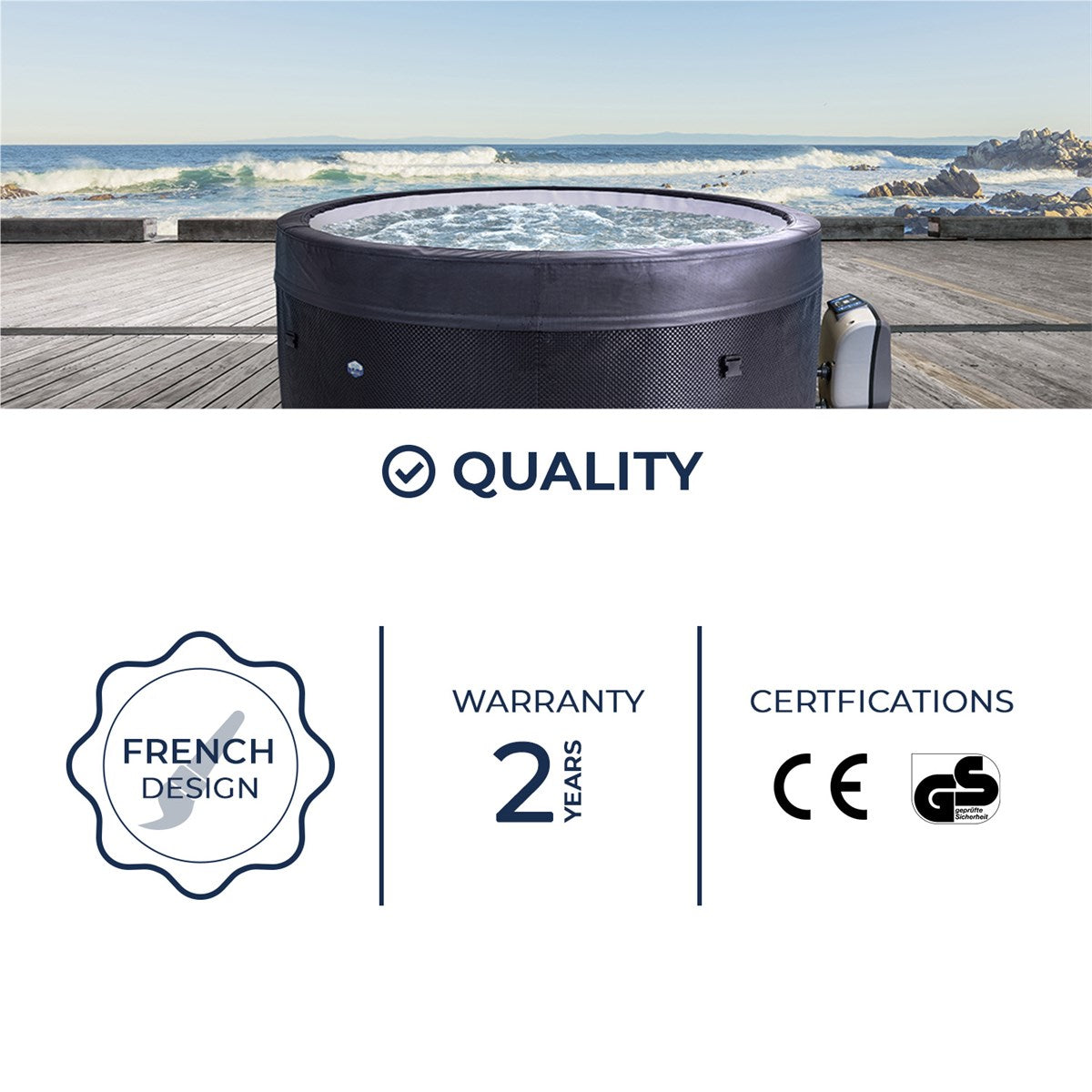 Spa Semirrígido NetSpa Vita – 4 Lugares