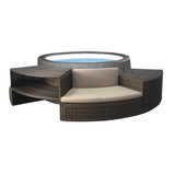 Spa Semirrígido - Conjunto NetSpa Vita Premium + Mobiliário Completo (5 Unidades) – Spa Semirrígido 6 Pessoas