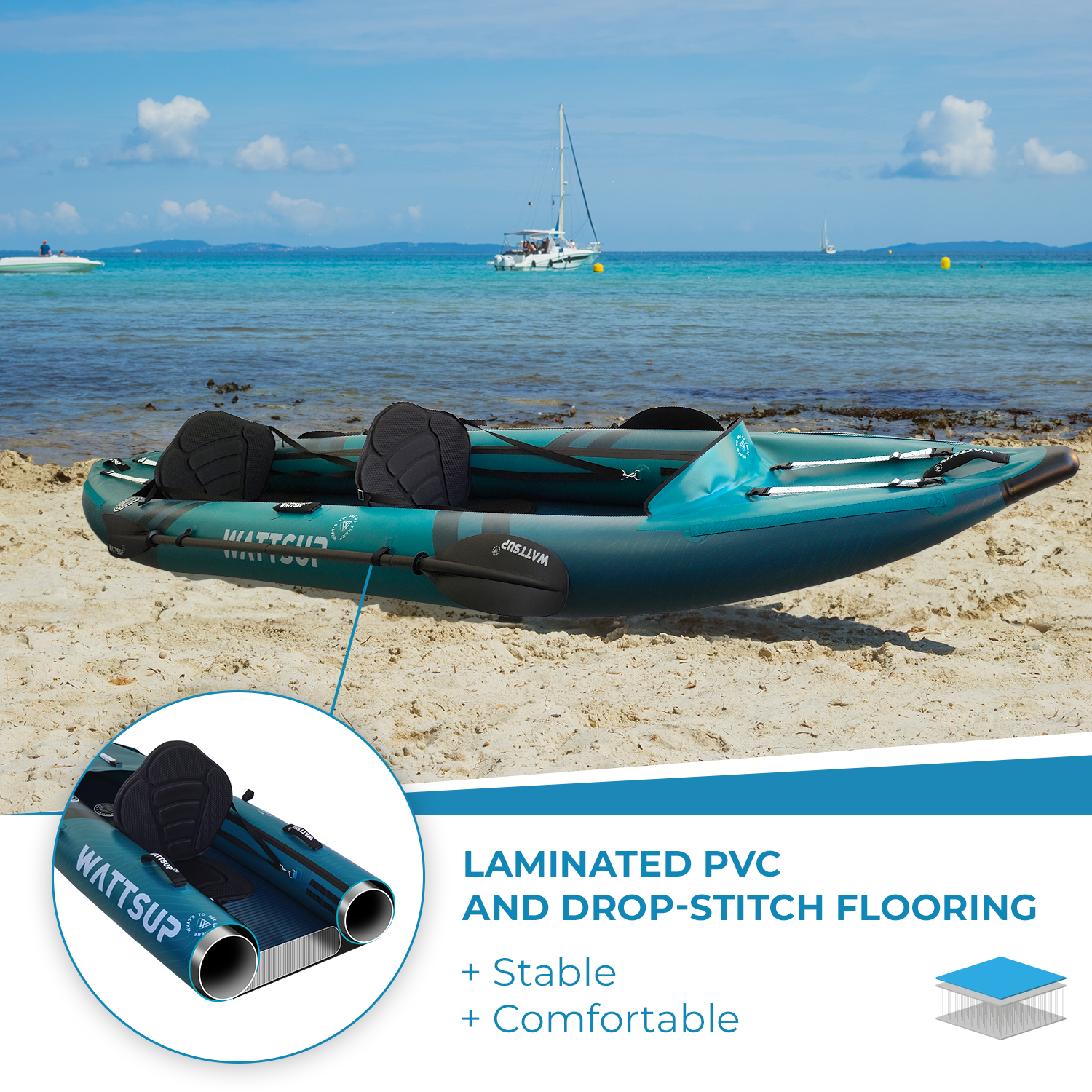 Kayak Insuflável Wattsup COD 2P