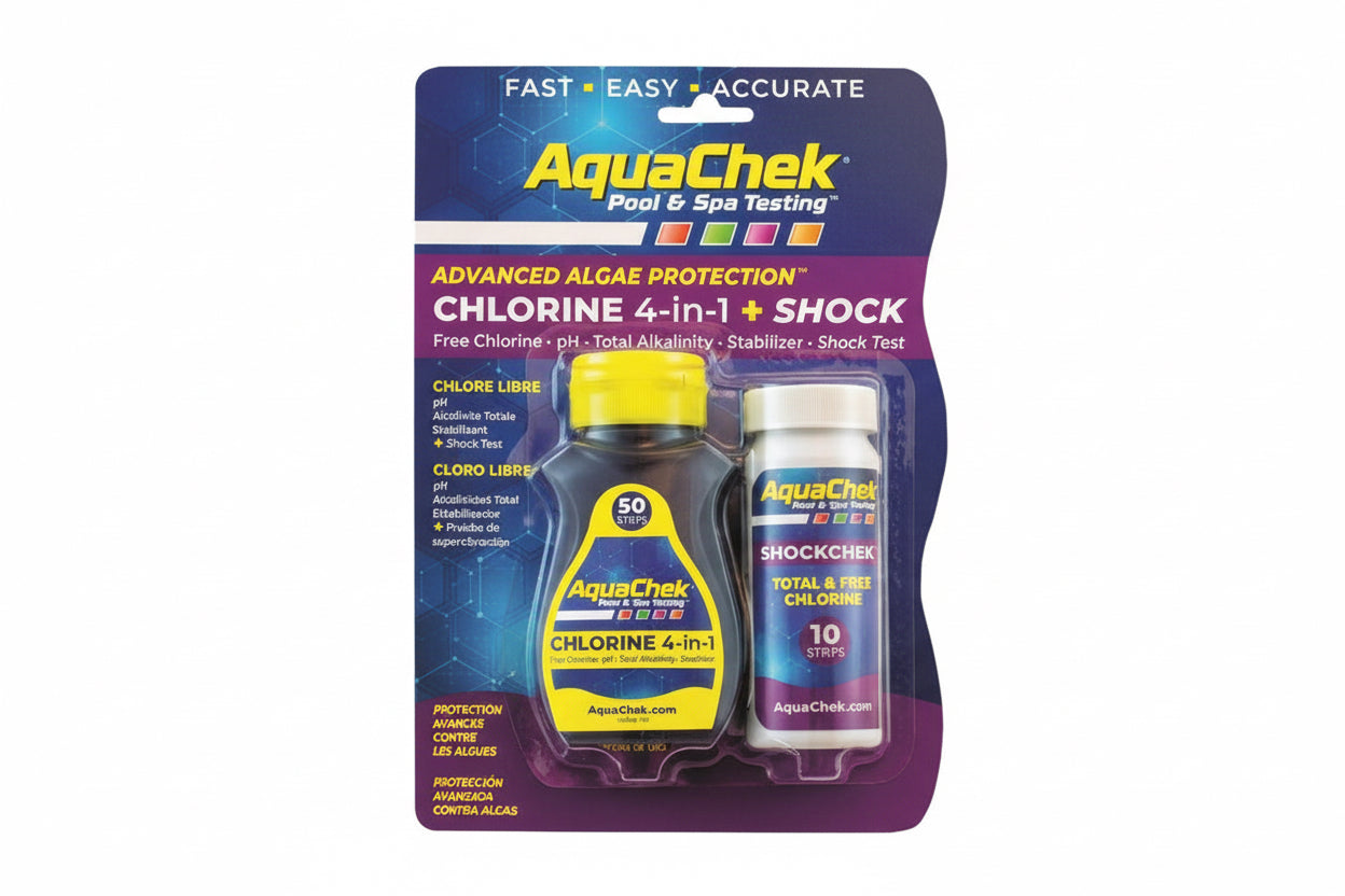 AquaCheck 4 em 1 + Shock – Saiba quando fazer a Cloração de Choque