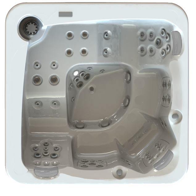 Spa AstralPool Forsia / Baia (2,16x 2,16 x 0,90m) – 5 Lugares, 62 Jatos, Áudio 2.0 & Cromoterapia