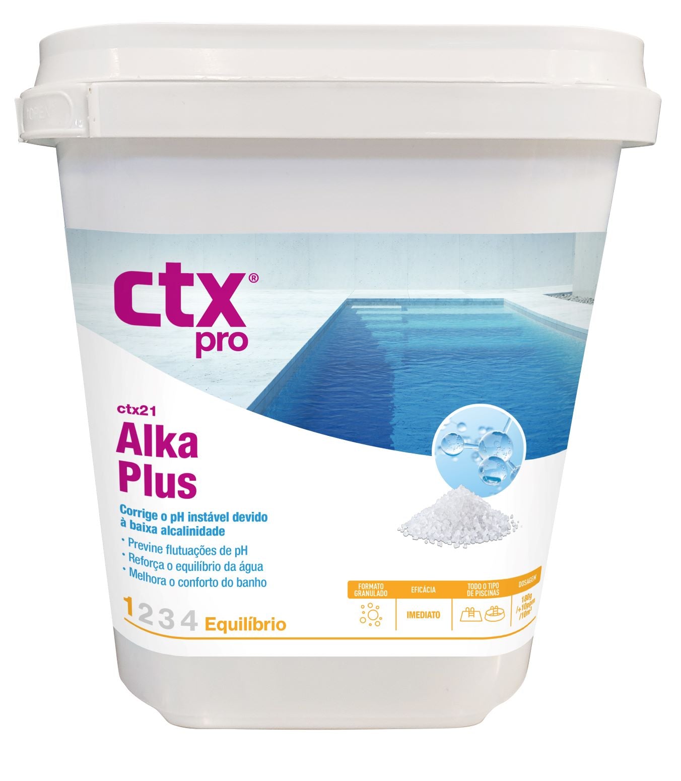 CTX-21 Alka Plus (6kg) – Incrementador de Alcalinidade para Piscina