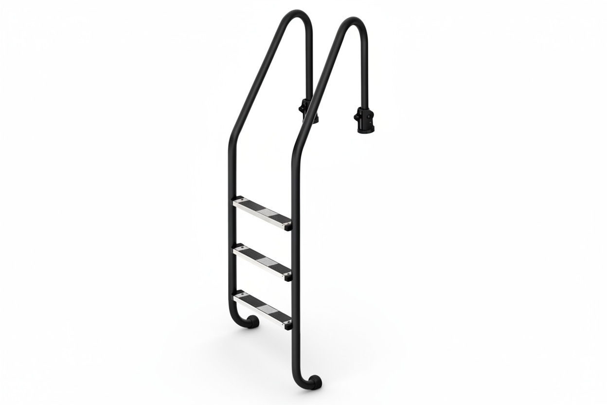 Escada Standard para Piscina em Aço Inoxidável AISI 316 - Alta Resistência