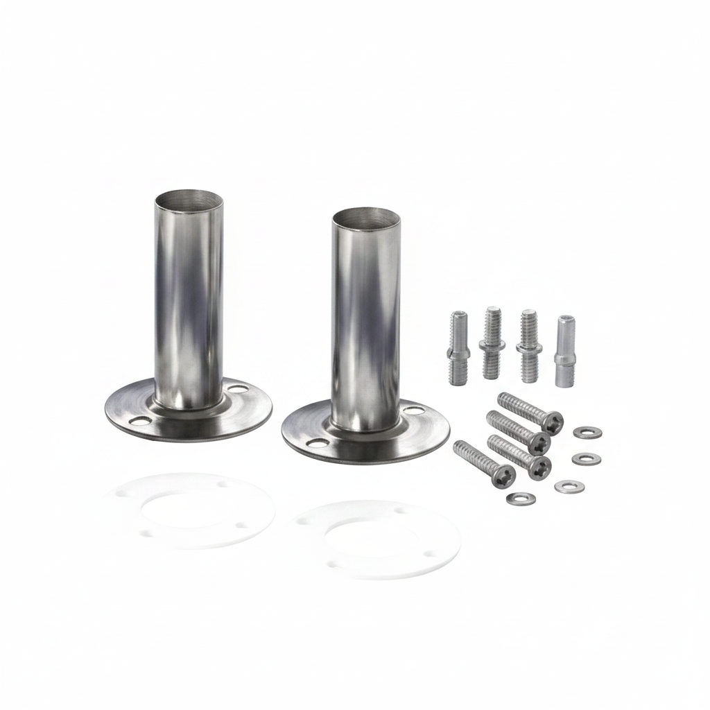 Corrimão de Piscina  - Aço Inox AISI 316 Eletropolido (Alta Resistência)