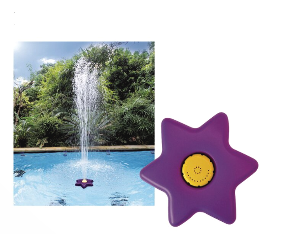 Fonte de Água Flutuante Kokido - Cascata Ajustável para Piscinas com Adaptadores Universais