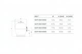 Filtro Laminado Superpool TE Lateral – Acabamento Gelcoat (D500 a D900)