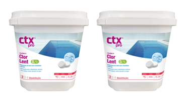 CTX-370.0 ClorLent Pastilha – Cloro de Dissolução Lenta (0% Ácido Bórico)