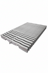 Grelha Reta 20mm  para Caleira de Piscina – Transversal Contínua em Polipropileno (UV Resistant)