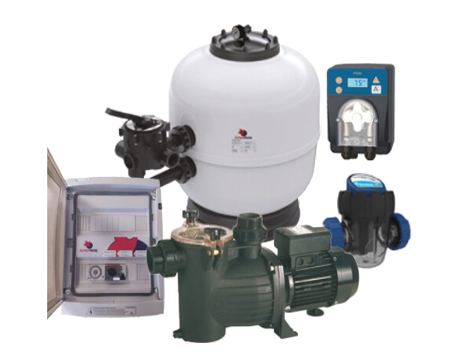 Pack Filtração e Tratamento Automático  – Filtro Superpool II + Bomba Optima + Sal e pH