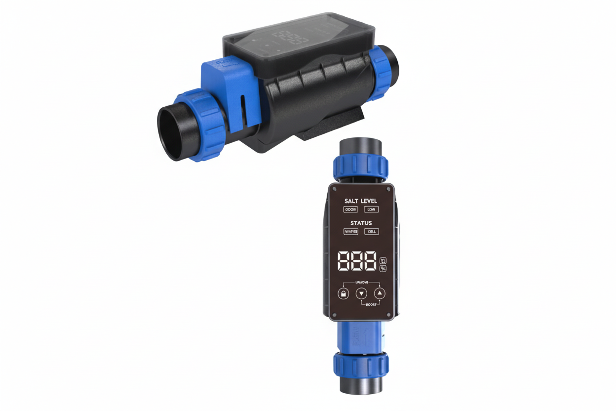Sistema de Eletrólise de Sal SSC Nano Plus – Design Compacto para Piscinas até 180m³