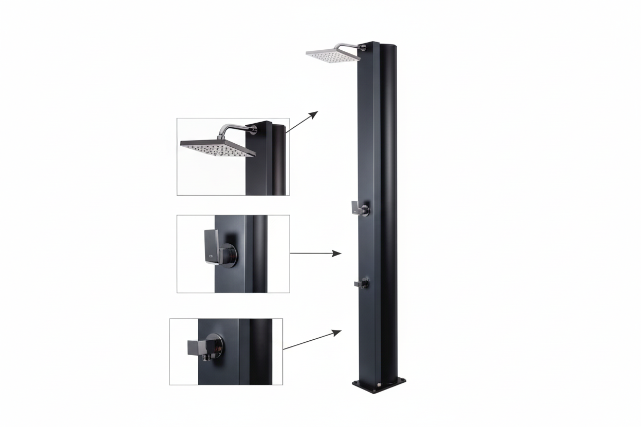 Chuveiro Solar de Design 30L