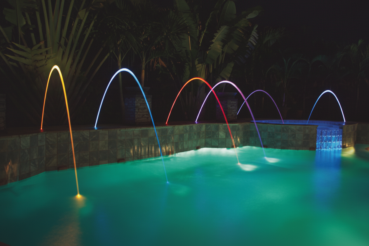 Jato Magicstream Laminar – Arcos de Água Cristalinos com Iluminação LED Inteligente