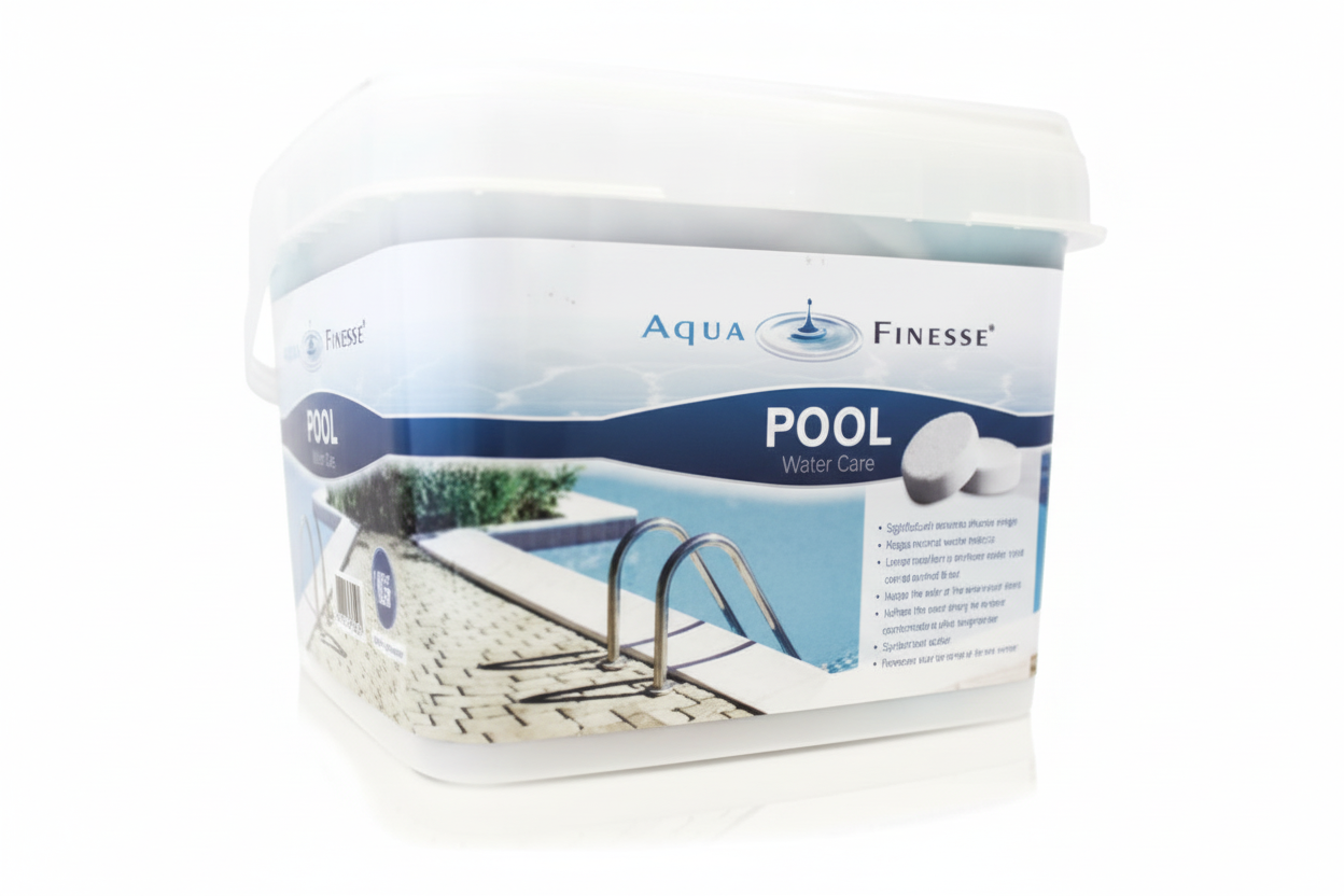 AquaFinesse POOL 30 – Tratamento Semanal Tudo-em-Um para Água Pura e Suave