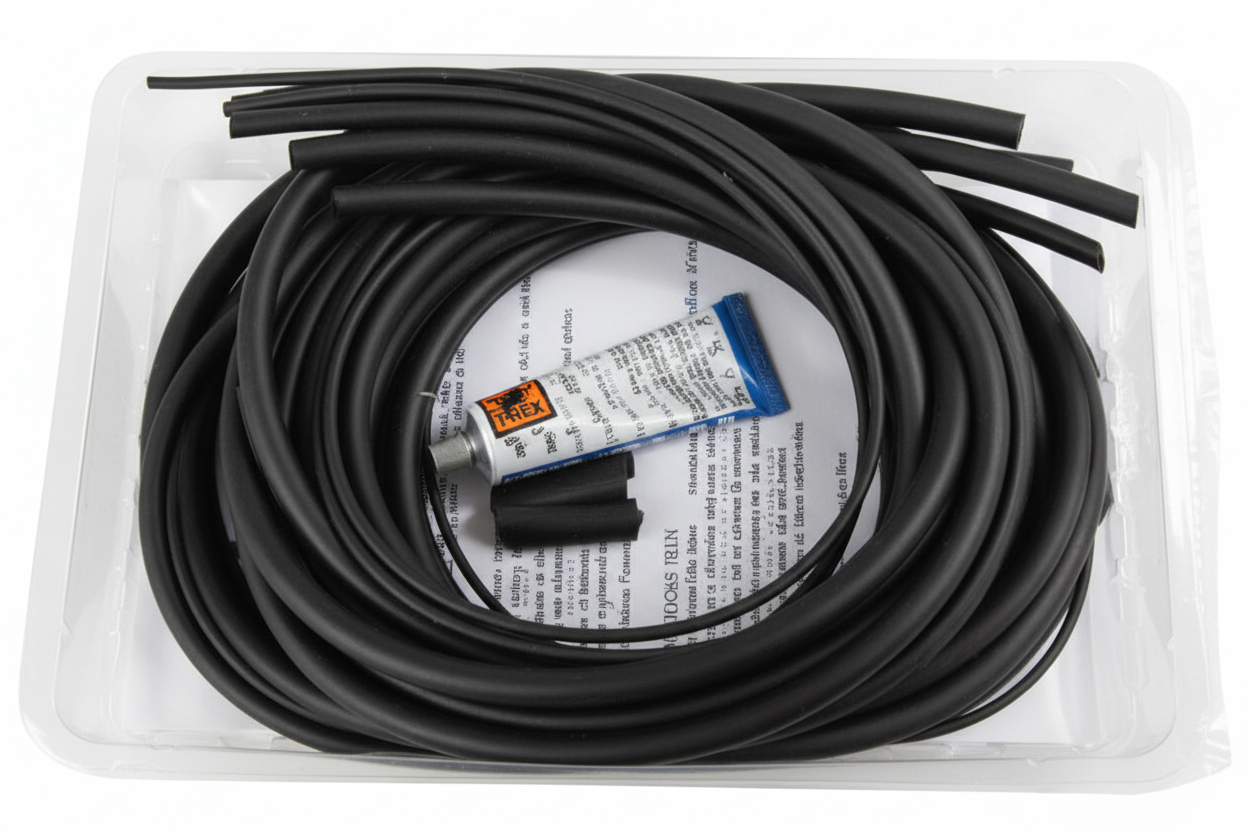 Kit Universal de O-Rings para Vedação de Piscinas – 8 Espessuras com Cola Incluída