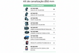 Kit de Canalização Completo Ø50mm para Piscinas