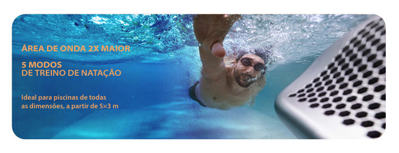 Sistema de Natação Contracorrente SwimJet P – Tecnologia InverTurbo Full Inverter