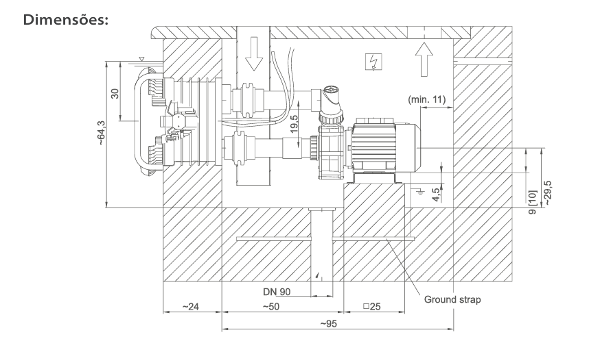 Sistema de Natação Contracorrente Badujet® Primavera – Design em Aço Inox e Jato Duplo
