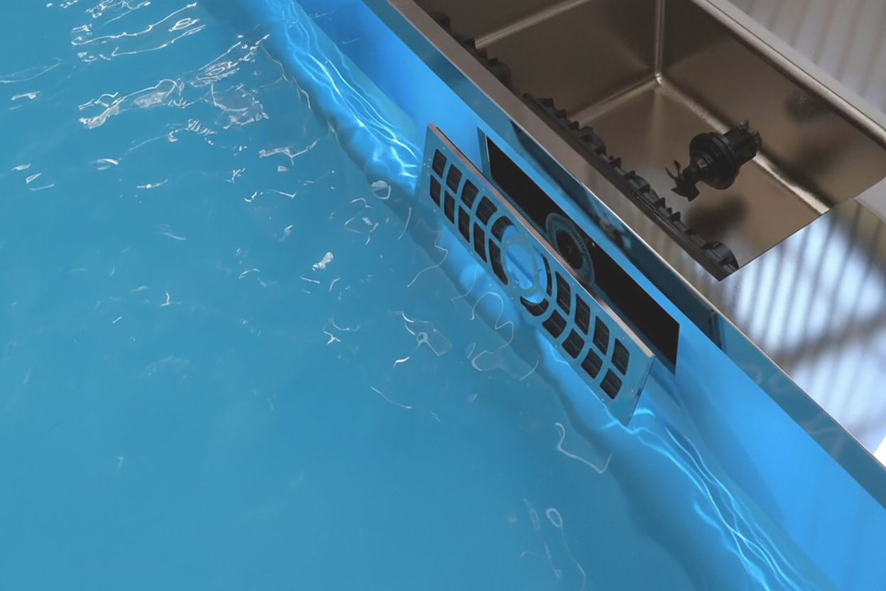 Sistema de Natação Contracorrente Badujet® Turbo Pro – Performance Profissional 350 m³/h