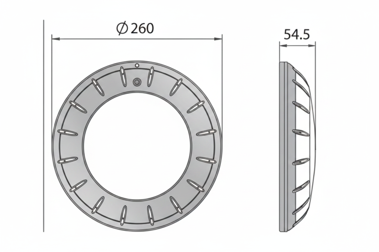 Projetor LED Compacto E-lumen X Quartz – RGB + Branco Dual (1,5”)