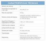 Robot Limpa Fundos Automático Ecopool OV Smart – Filtração Ciclónica de Alta Gama