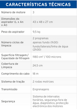 Robot Limpa Fundos Zodiac Vortex OV 3480 – Aspirador de Piscina Automático com Carrinho de Transporte