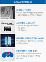 Robot Limpa Fundos Zodiac Alpha iQ OA 6600 iQ – Aspirador de Piscina Elétrico e Automático Inteligente