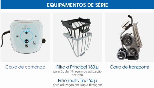 Robot Limpa Fundos Zodiac Alpha iQ OA 6600 iQ – Aspirador de Piscina Elétrico e Automático Inteligente