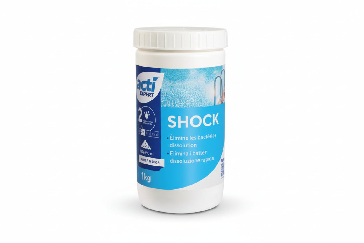 Acti Shock - Cloro Choque Dicloro Granulado ACTI Expert 5kg | Dissolução Rápida