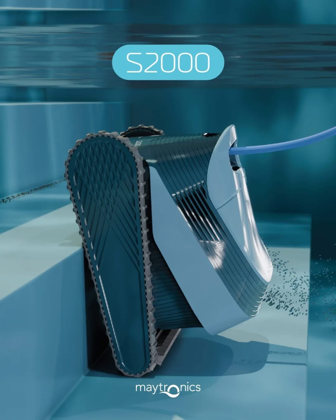 Robot Aspirador Piscina Série S da Maytronics:  S1000, S2000 e S3000 – Agilidade e Limpeza Profunda