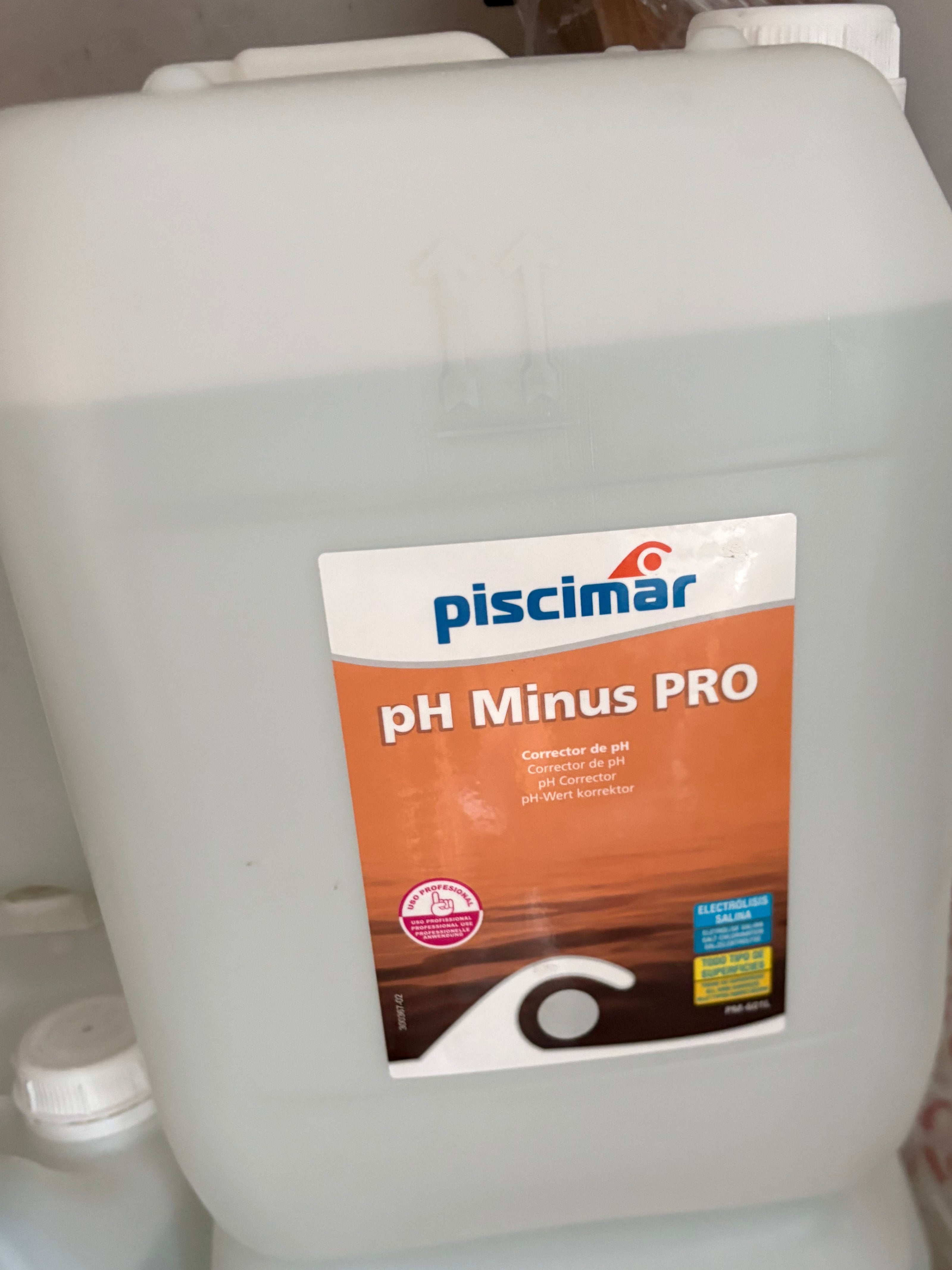 Minorador de pH Líquido Piscimar PM-601L – 20 L