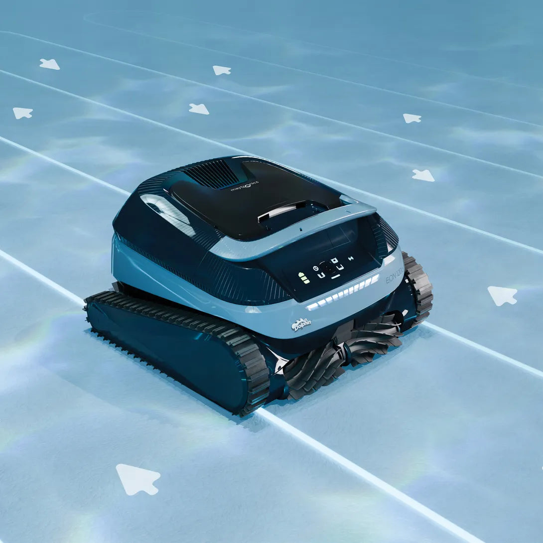 Robot de Piscina Maytronics EON 120D– Limpeza Inteligente de Degraus e Áreas Rasas