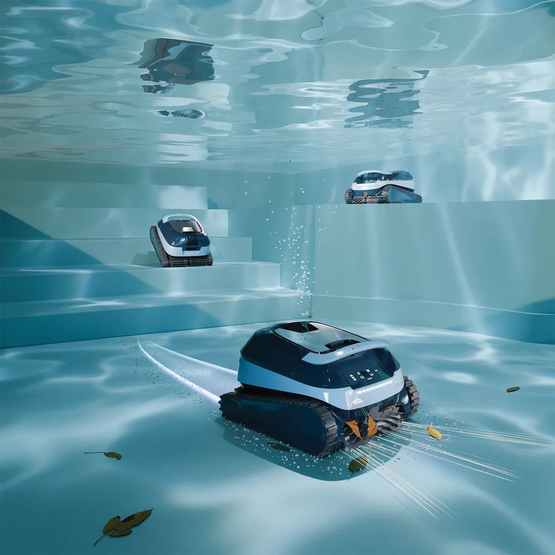 Robot de Piscina Maytronics EON 120D– Limpeza Inteligente de Degraus e Áreas Rasas